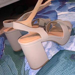 Beautiful Taupe heels. Size 9